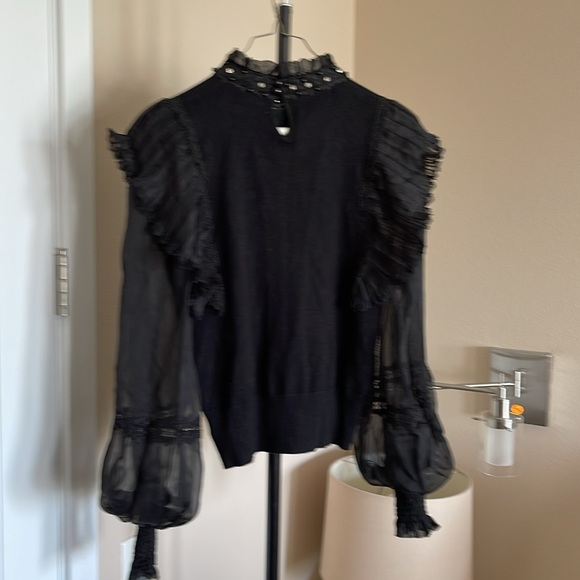 JJ’s Fairyland  Goth/Emo high-collar blouse. Small - Picture 2 of 6